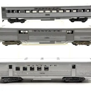 Santa Fe HO Scale Passenger Cars : 3150, 3446,