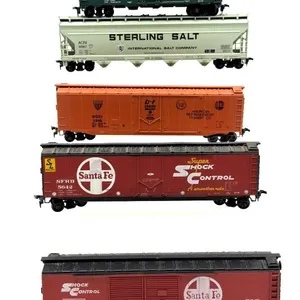 HO Scale Box Cars : Santa Fe, Norfolk & Western,