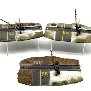 HO Scale Plastic Railroad Crossing Model Pieces