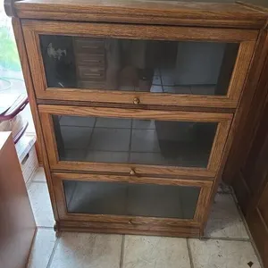 3 Shelf Stacking Book Case 31"x23"x43"H