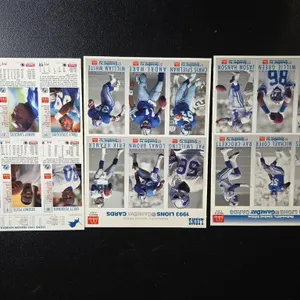 1993 Detroit Lions Football Cards from McDonald's