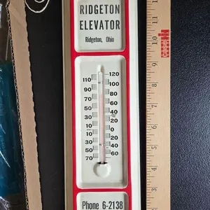 Ridgeton Elevator Thermometer, Magnetic Key Holder