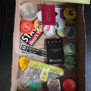 Pens, Buttons, Key Chains