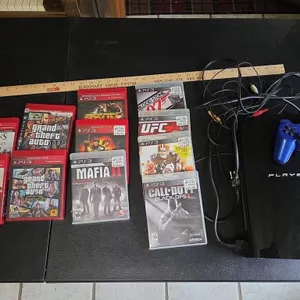 PlayStation 3 w/games (some never opened)