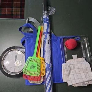 Dish Towels, Umbrella (New), Fly Swatters, Grocery