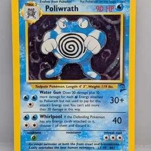 Pokemon 2000 Poliwrath Holo 15 *Swirl