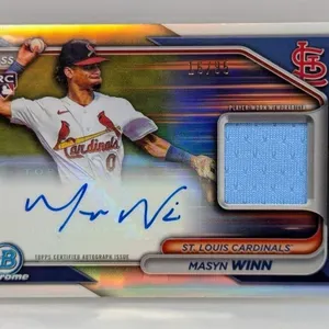2024 Masyn Winn Bowman Chrome Auto Relic RC /95