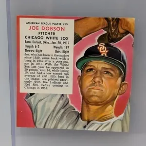 1953 RED MAN TOBACCO JOE DOBSON 15A Creases
