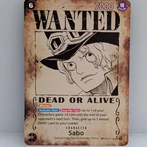 One Piece Sabo Wanted Poster
