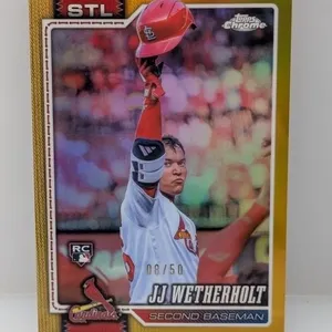 2025 Topps Chr Weatherholt True Gold Image Var /50
