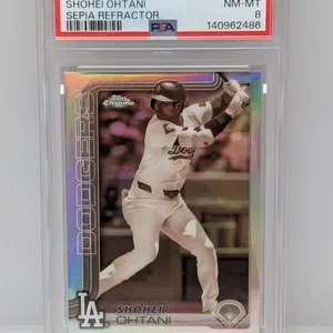 2025 Topps Chrome Shohei Ohtani Sepia Ref PSA 8