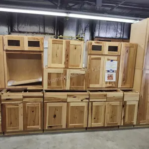 14pc Hickory Shaker cabinet set with pantry