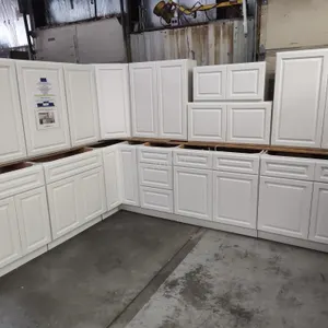 14pc Newport White kitchen cabinet set