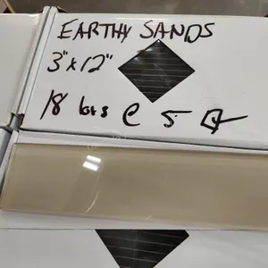 Shaw Earthy Sands 3"x12" wall tile 90sft