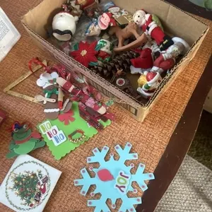 Homemade ornaments Christmas knick knacks