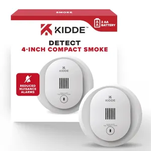 Kidde 10SDR Smoke Detector 4-Inch White