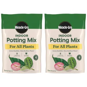 Miracle-Gro Indoor Potting Mix 6 qt. 2-Pack