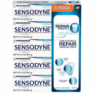 Sensodyne Repair and Protect Toothpaste 3.4oz 5pk