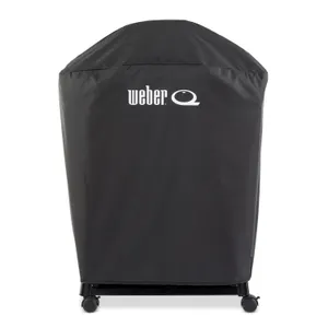 Weber Q 2800N Grill Cover with Cart Black