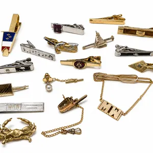 Collection of  Assorted Tie Clips and Tie Tacks