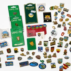 Large Collection of Travel Souvenir Lapel Pins