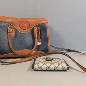 Dooney & Bourke All-Weather Leather Bag with Gucci-style Wallet