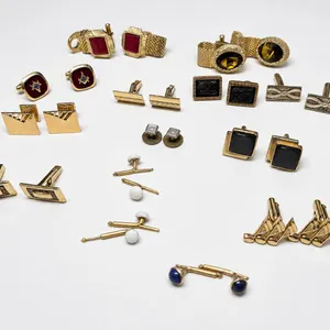 Collection of Vintage Cufflinks and Shirt Studs