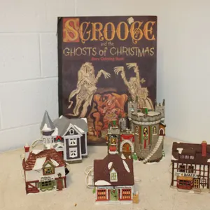 Christmas Village & Scrooge Book