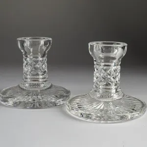 Set of 2 Waterford Crystal Candleholders
