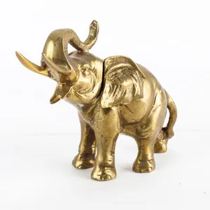 Brass Elephant Figurine