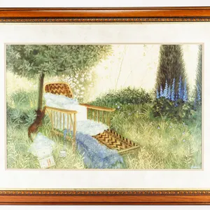 Framed Print - "Memories" by Isabelle de Borchgrave (1946-2024)