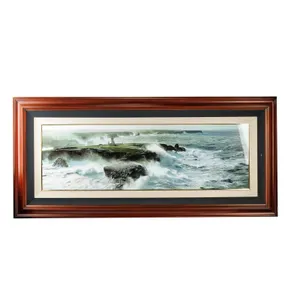 Large Framed Photographic Print - "Belle Isle En Mur" by Philip Plisson (1947-)