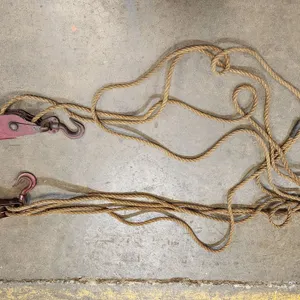 Vintage Starline Block & Tackle Double Wheel Pulley