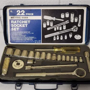 Vintage K-Mart Ratchet Socket Set