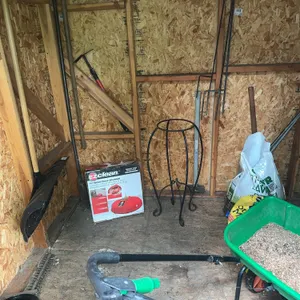 Shed – Black & Decker edger, shepherds hooks and more.