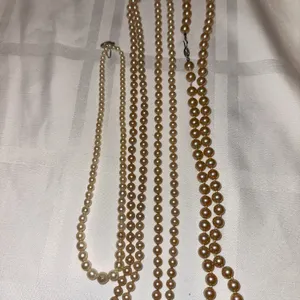 Pearl necklaces