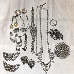 Vintage rhinestone jewelry