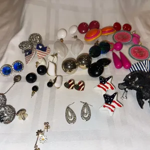 Costume jewelry earrings