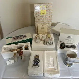 Figurines and Collectibles Including Willow Tree, Precious Moments, Heritage Village