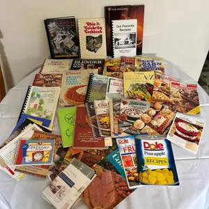 Large Assorted Lot of Vintage to Modern Cookbooks