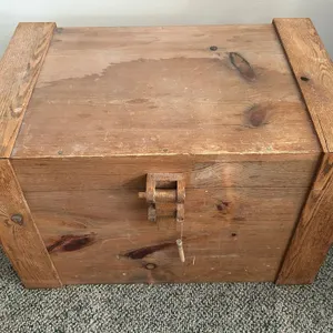 Handcrafted Wooden Storage Chest