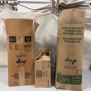 Bulk Lot of Dart Cups and Lids, Includes Insulated Cups and Flat Vented Lids