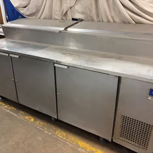 McCall PTA-3 Stainless Steel Commercial Refrigerated Prep Table