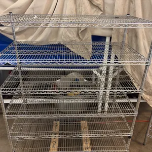 Metro Chrome Wire Shelving Unit, 54 x 24 x 48 Inches
