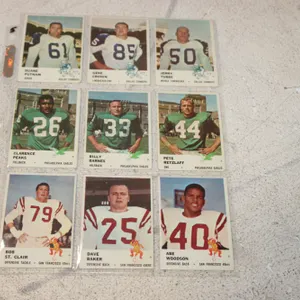 Vintage Football Trading Cards