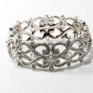 Beautiful Rhinestone Cuff Bracelet