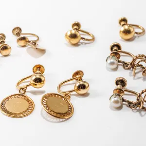 Four Pairs of Gold Filled Earrings