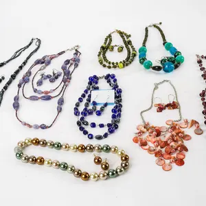 Contemporary Costume Jewelry Necklace and Earring Sets