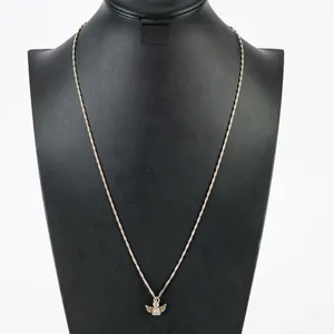 Sterling Silver Necklace with Angel Pendant