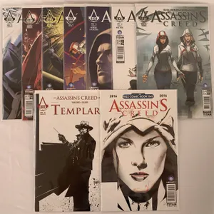 Assassin's Creed #1-7 + Templar #1 + FCBD Comic Lot of 9 - Titan Comics - 2015-2016